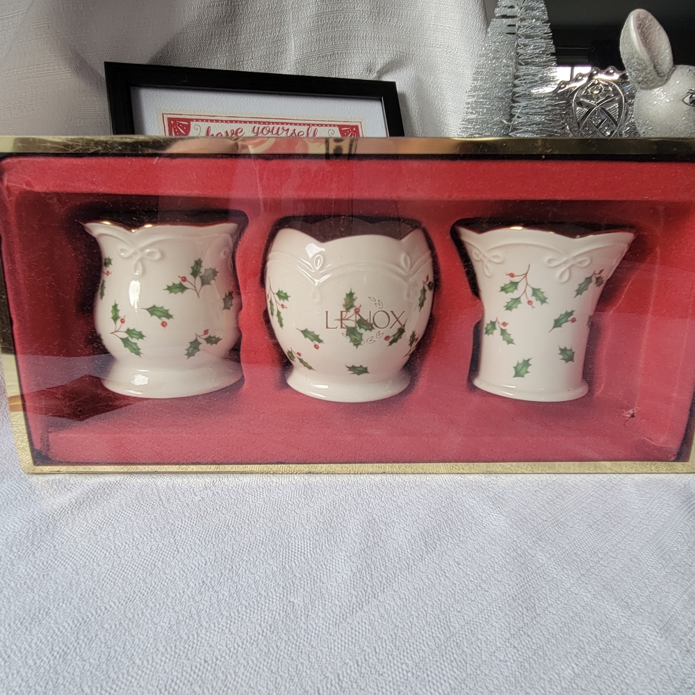 Lenox Holiday Votive Candle Holders